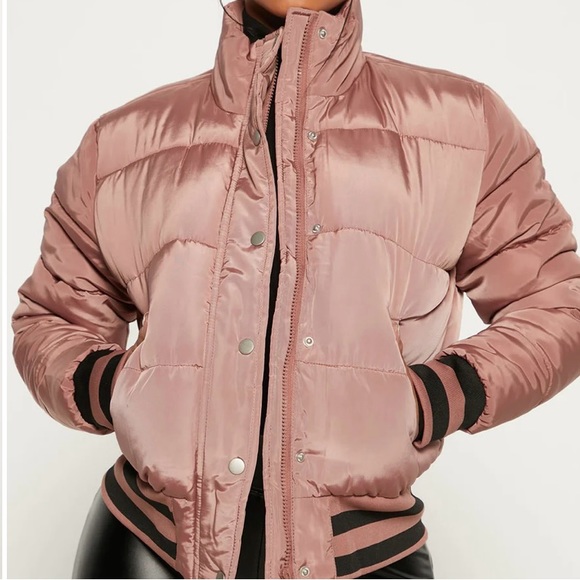 Puffer Jacket- Light Pink - Picture 5 of 5